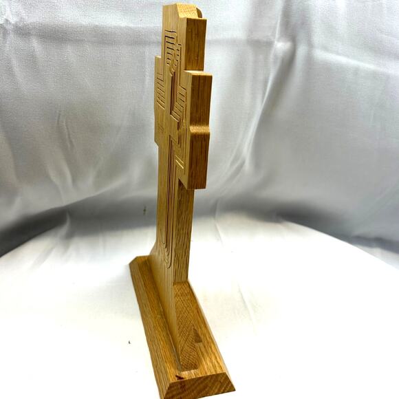 CROSS Wood Multi-layer one cut 1 piece 8 layers hand made unique rare - Picture 5 of 10